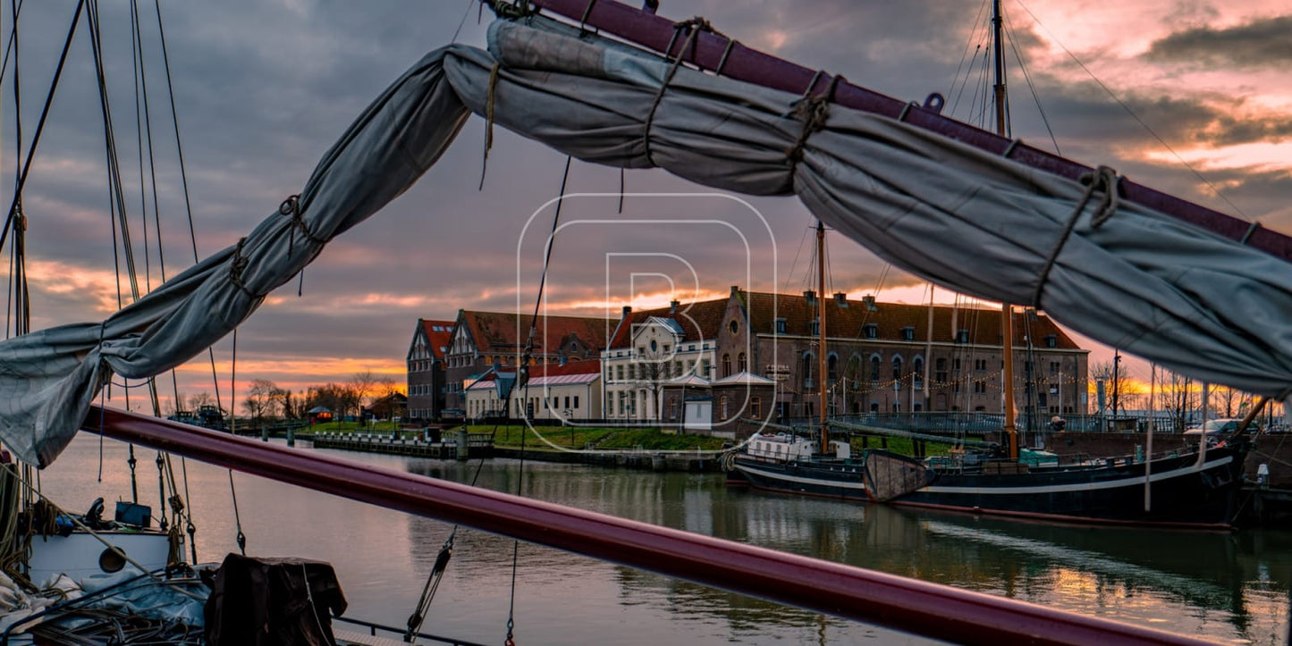 OOSTEREILAND_DOORKIJKJE_Zonsondergang_PANORAMA_WINTER