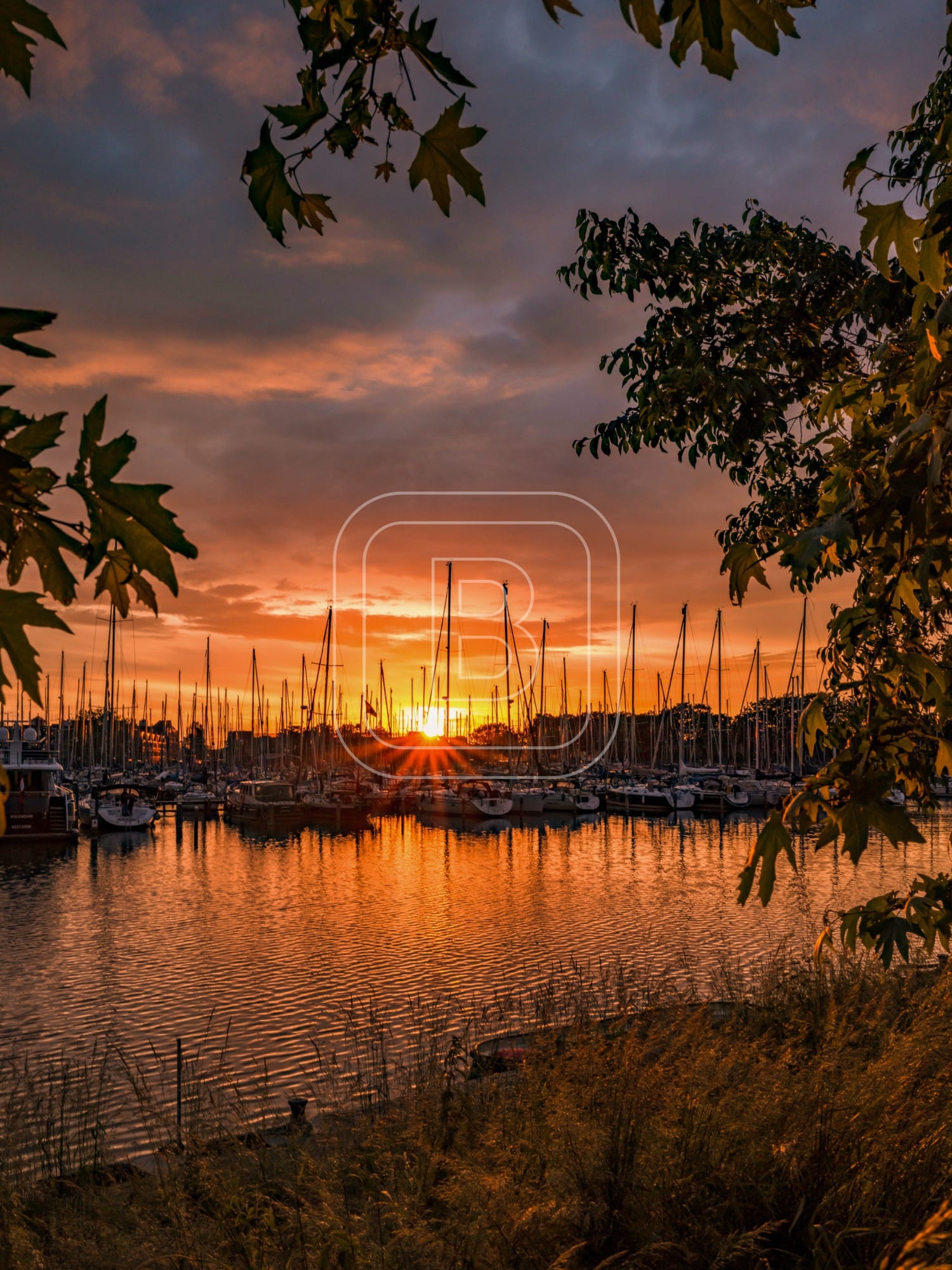 GRASHAVEN_ZOMER_Zonsondergang